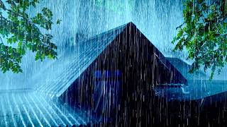 (SEM ANÚNCIOS) Sono Profundo em 3 Minutos 🌧️ Chuva e Trovões em uma Casa Antiga na Floresta Durante