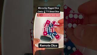 Rigged dice for CeeLo 711 Street Dice Barbooth Backgammon Sheshbesh loaded dice crooked table dados