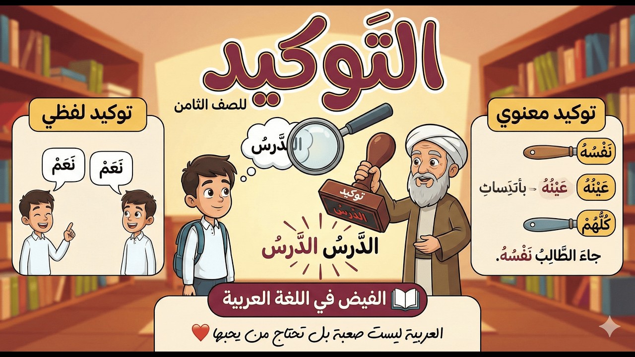 التوكيد - الصف الثامن