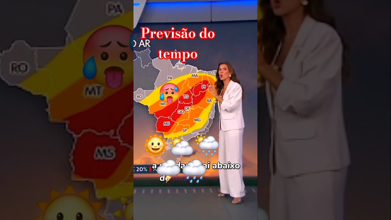 previsão do tempo do jornal nacional  23/08/26