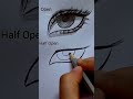 How to draw anime eyes ✨#shorts#art#craft#drawing#crafts