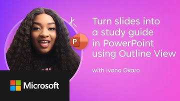Microsoft Create: Turn PowerPoint slides into a study guide