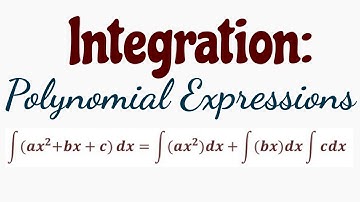 Integration of Polynomial Expressions