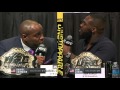 Jon Jones and Daniel Cormier go at it at UFC Unstoppable presser