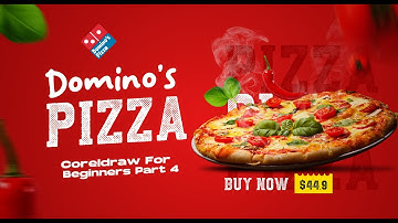 CorelDraw Tutorial Part 4 ( CREATE Your Own PIZZA Flyer Design in Minutes! )