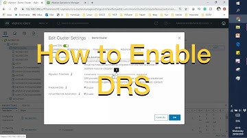 How to Enable and configure VMware vSphere DRS, VMware vSphere® Distributed Resource Scheduler™