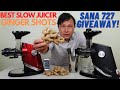 Best Cold Press Juicer to Juice Ginger that Makes Sawdust Dry Pulp  | Sana 727