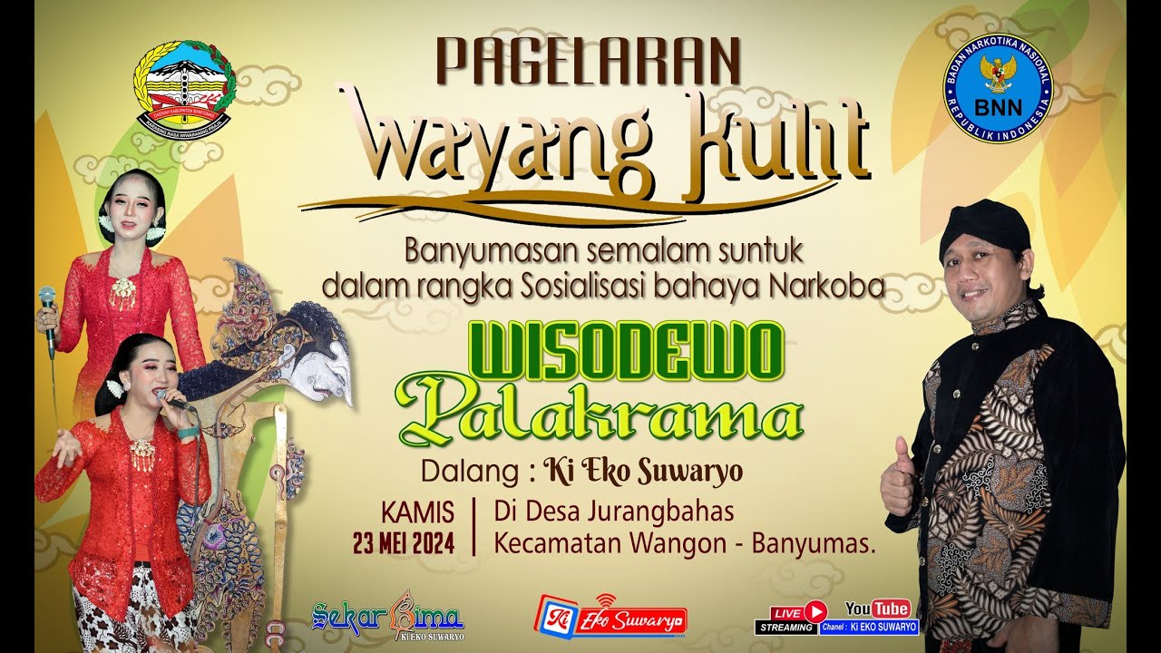 LIVE WAYANG KULIT DALANG KI EKO SUWARYO LAKON WISODEWO PALAKRAMA