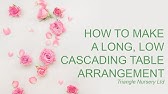 How to make a flower arrangement. Large easy inexpensive full how to - YouTube