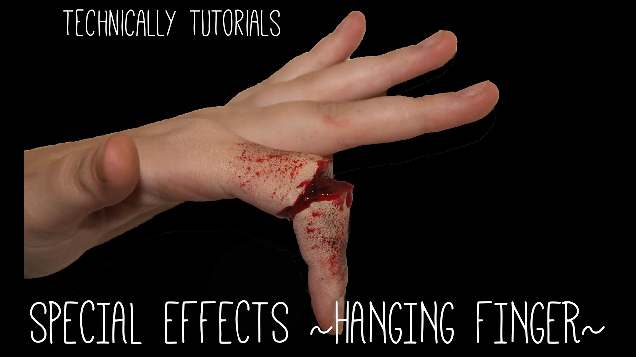 Special Effects Broken Hanging Finger Technically Tutorials Youtube