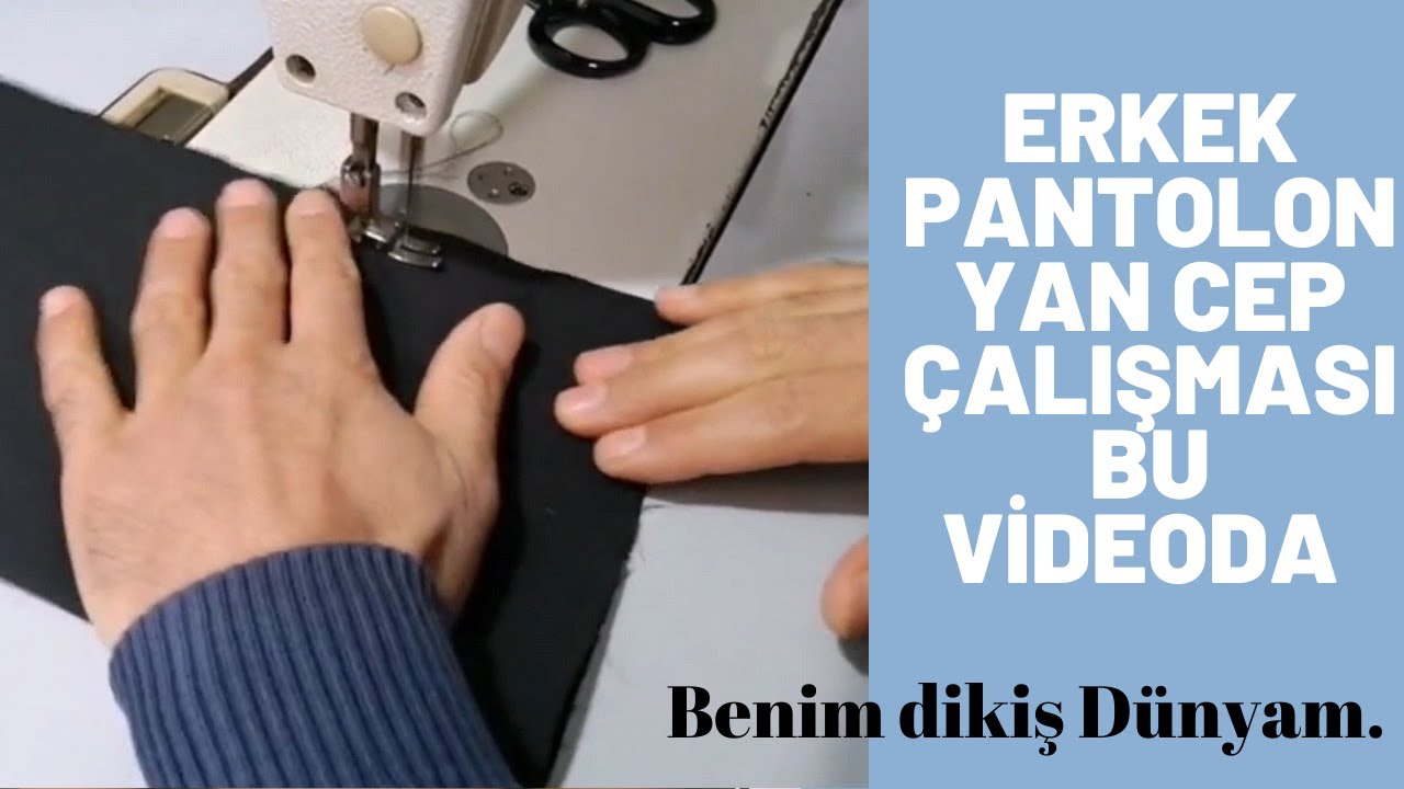 #erkek pantolon yan #cebi #nasılyapılır.