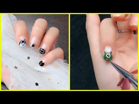 những kiểu sơn móng tay dễ thương cho bạn - nail art 2020 - happy origami #12 | các kiểu móng tay dễ thương