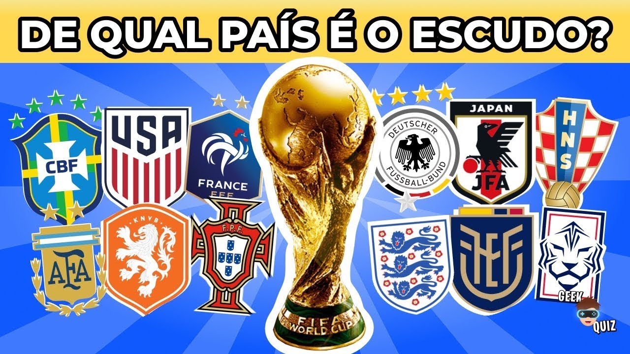 ADIVINHE O TIME PELO ESCUDO - QUIZ DE FUTEBOL 2023 