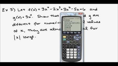 2.2 Limits Involving Infinity (part 2)