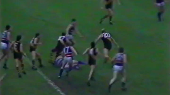 1986 VFL Round 11 - Richmond vs Footscray