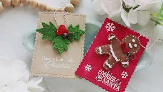 Cards With Removable Felt Ornament Keepsakes