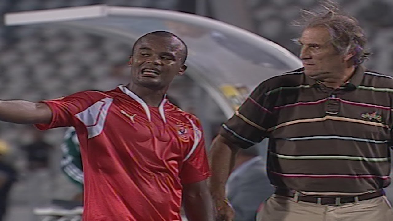 ملخص فوز الاهلى على الزمالك بثنائية فلافيو واحمد حسن - افريقيا 2008