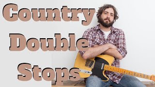 Country Guitar Double Stops - Guitar Techniques #guitarlesson #doublestops
