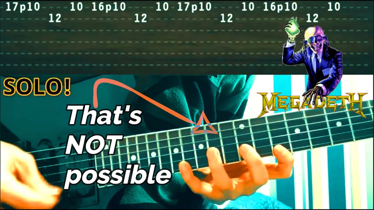 TORNADO OF SOULS Megadeth Complete Guitar Lesson (TABS) YouTube