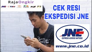 CARA CEK RESI EKSPEDISI JNE||raja ongkir screenshot 1