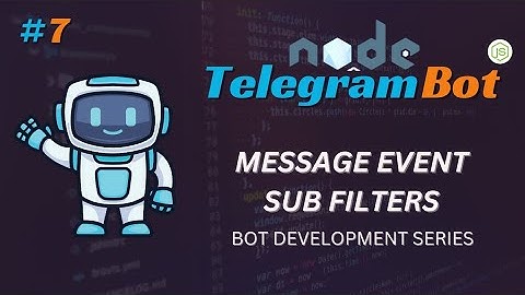 How to create telegram bot || Telegraf message filters #nodejs