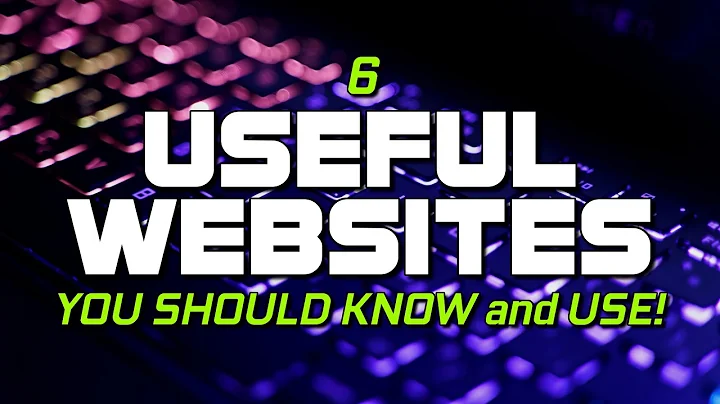 6 Useful Websites You Should Know and Use! (2025)