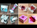 DIY - 4 Gift Box Ideas | How To Make Paper Gift Box | DIY Gift Box Ideas | Gift Box Making At Home