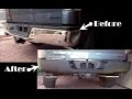 Tundra Rear Bumper Removal, Plasti Dip and Rust Repair Tundra Rear Bumper Removal, Plasti Dip and Rust Repair