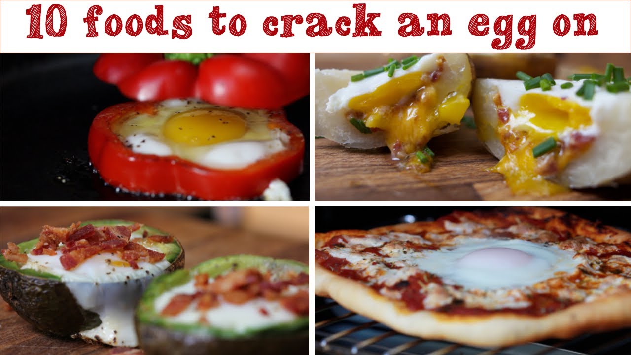10 Creative Ways to Crack an Egg on your Food! | Pro Home Cooks