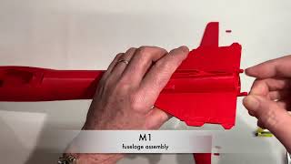 Rc Airplane, M1, Fuselage Assembly, Easy To Print, Easy To Assemble, Easy To Fly