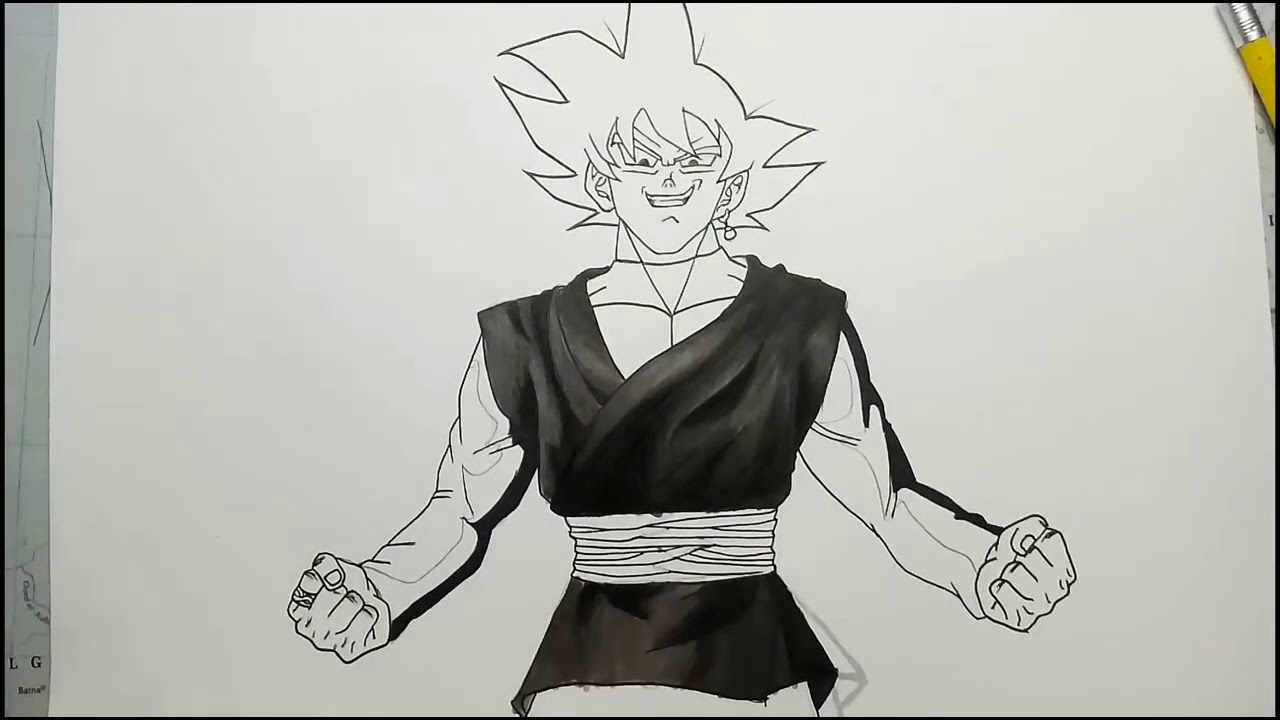 Desenhos Método FanArt 2.0 - Mais um desenho INCRÍVEL do Goku Black feito  pelo @aks_desenhos  (  aluno do Método Fan Art 2.0! Confiram o Instagram dele para ver mais