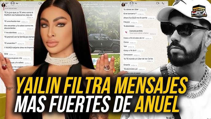 YAILIN FILTRA MENSAJES MÁS FUERTES CON ANUEL AA - YouTube