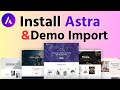 How to Install Astra Theme in WordPress and Import Demo Templates by@MahadiExplorer  Mahadi