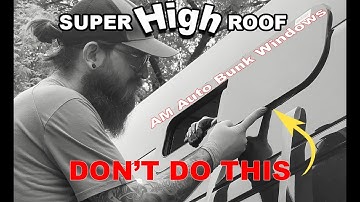 E7. SOLUTION!- AM Auto Window Leak | Bunk Windows| 2024 Promaster Super High Roof