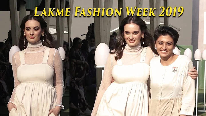 Watch: Evelyn Sharma walks the Ramp at Lakme Fashion week 2019.