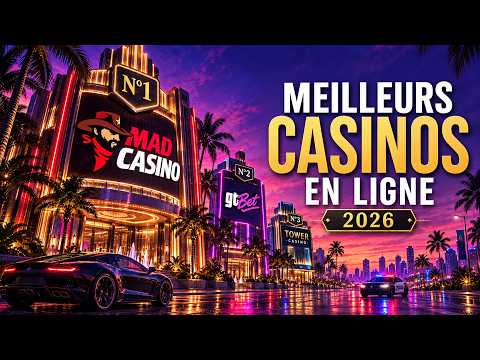 Meilleur casino en ligne : j'ai comparé, voici mon classement 🏆