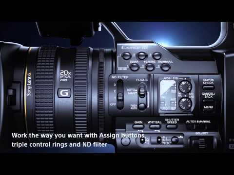 PXW-Z100 XDCAM Professional 4K Handheld Camcorder - YouTube