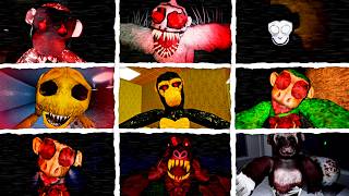 ROBLOX | All Jumpscares In Afraid Monkeys  - NEW UPDATES! screenshot 4