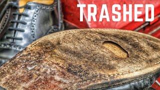 ASMR SHOE REPAIR! Trashed Loake Shoes! RESTORED