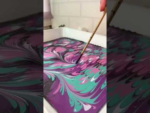 Рисование на воде в технике эбру | Рисуем вместе с @ebrucoloreurope7712