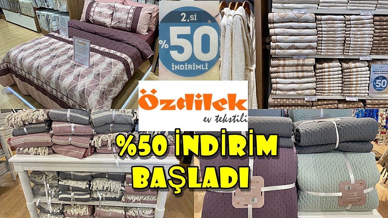 ÖZDİLEK'TE ŞAHANE %50 DEV İNDİRİMLER❌/ ŞOK OLACAKSINIZ😱/BU İNDİRİMLER KAÇMAZ ❌/ÇEYİZ ALIŞVERİŞİ