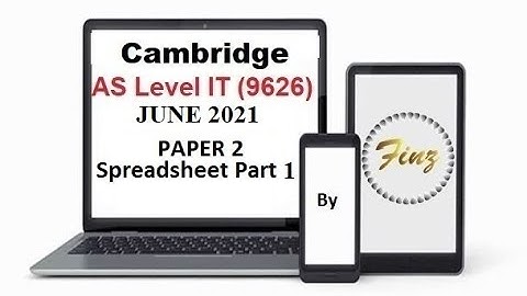 AS Level IT 9626 June 2021 Paper 2 - Part 1