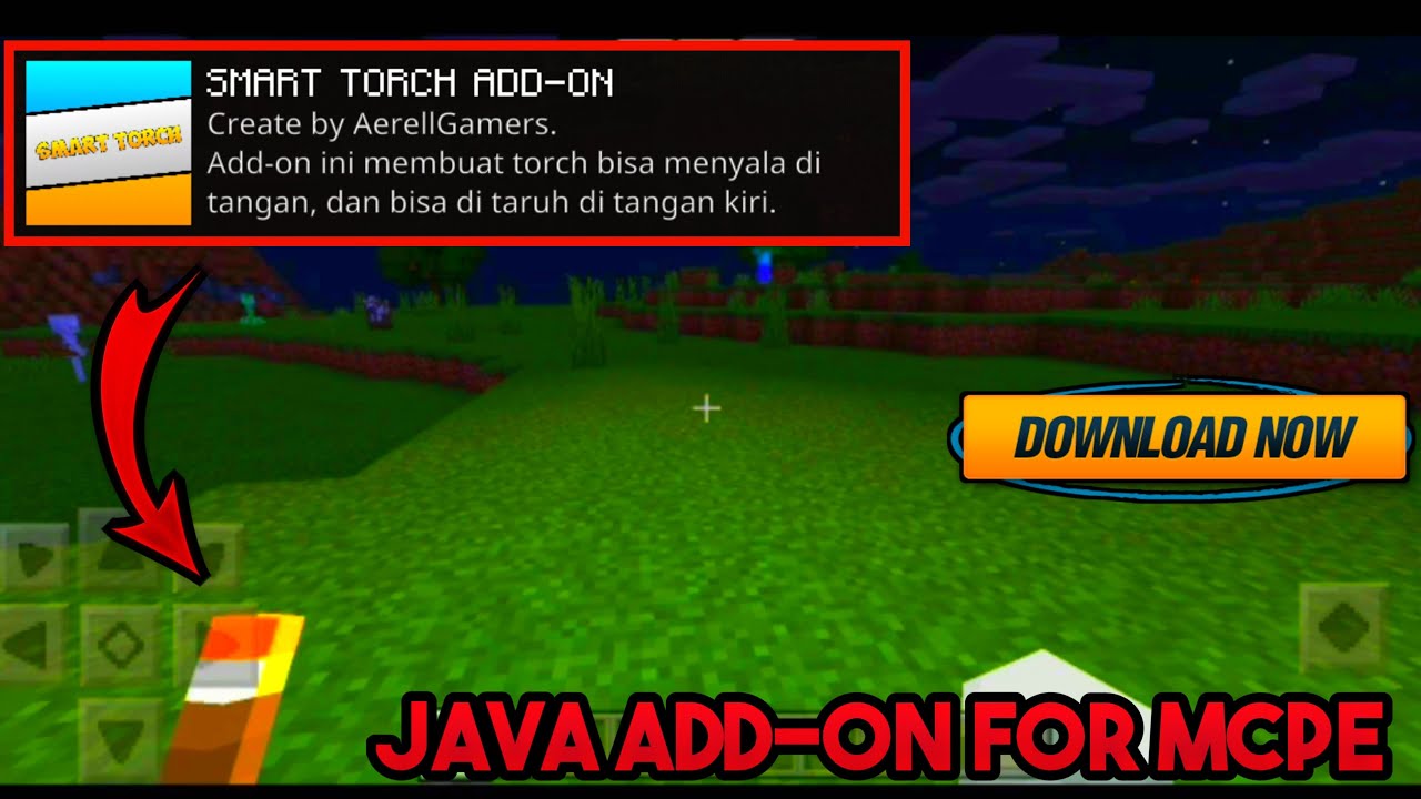 MCPE Dual Wielding | How To Hold Torch In Left Hand In Minecraft PE ...