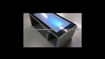 Interactive multi smart digital touch screen coffee table for kids game info show