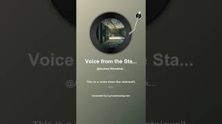 Voice from the Stairwell #GarageVibe #HipHopStyle#BlockEstate #StreetSong #OriginalSong #EnglishSong