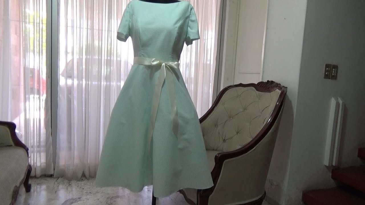 Como confeccionar vestido años 50 