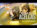 Setas con acelgas en salsa de tomate - Cocina Vegan Fácil