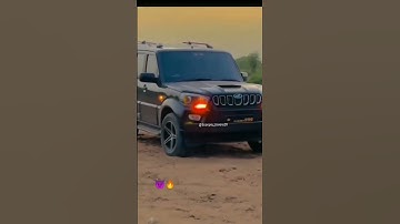 Black Scorpio 🔥♥️🎉❤️ Cars | Scorpio Car Status | #CarStatus #Shorts #Modiifed #ScorpioLover #Scorpio