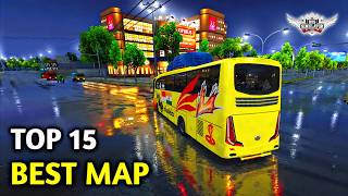 🚚15 Peta Terbaik di Bus Simulator Indonesia Update Terbaru 4.6 Oleh Maleo🏕 | Gameplay Bus
