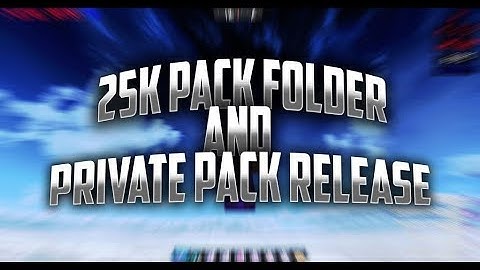 25K PACK FOLDER SHOWCASE/RELEASE